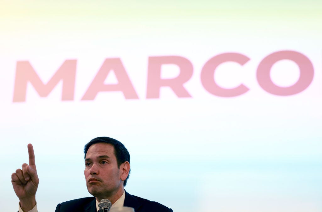 LEAKED: Suggested Slogans for Marco Rubio’s 2028 Campaign