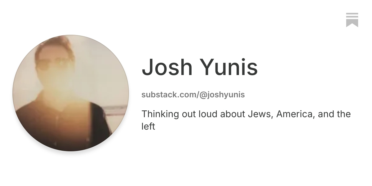 Josh Yunis | Substack