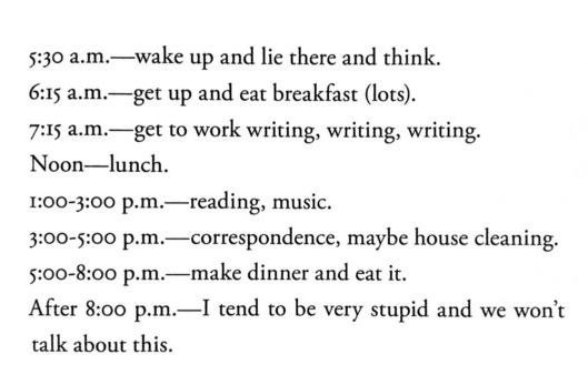 The ideal routine