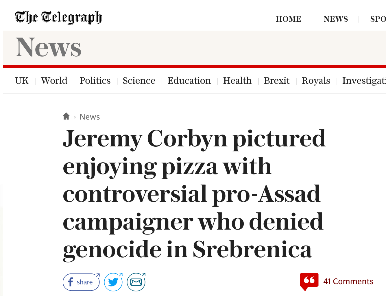 Telegraph Corbyn Smear Marcus Papadopoulos Telegraph Corbyn Smear Marcus Papadopoulos