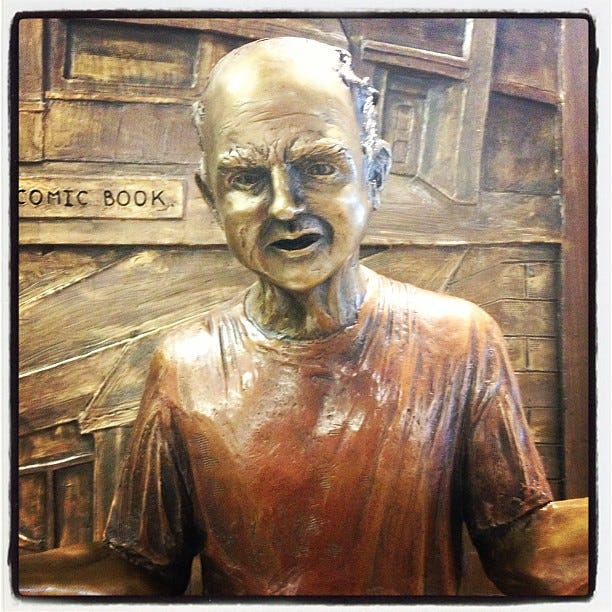 Harvey Pekar Statue. | saulcolt | Flickr