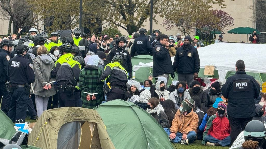 I had a front-row seat to protest madness at Columbia University