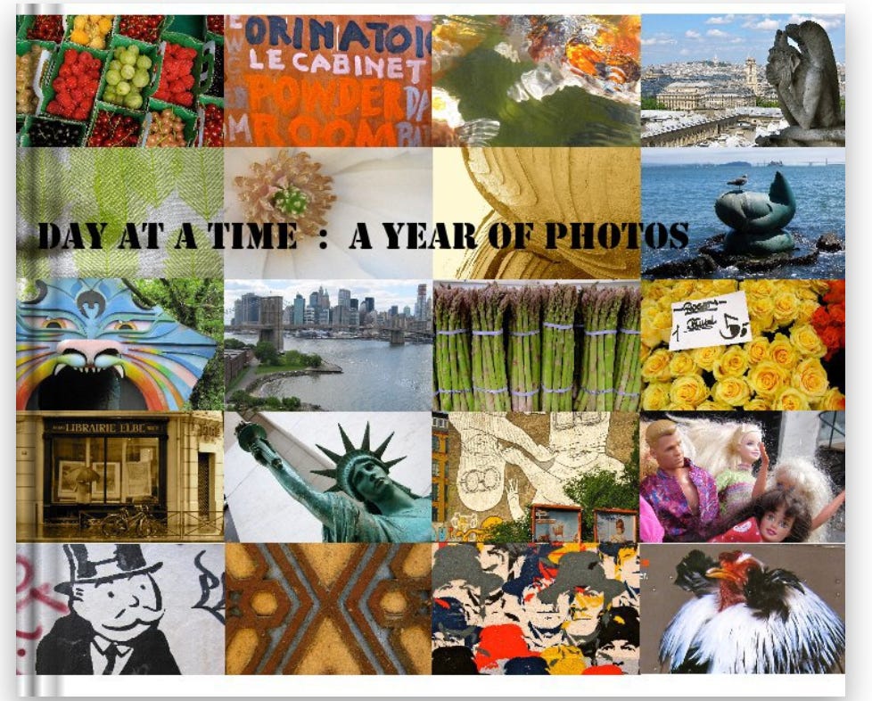 Blurb book of 365 photos