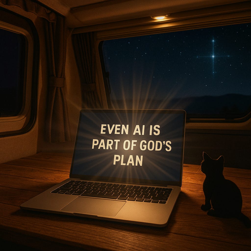 ChatGPT made this image for me, but feisty Sparky didn’t make it the dimensions I requested. 