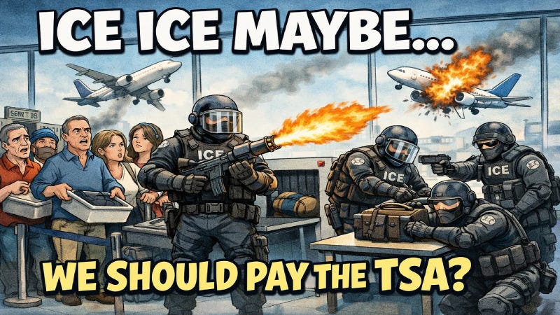 ICE, ICE MAYBE... We Should Pay the TSA?