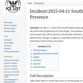 We’re Building the Wikipedia of ICE Activity, Crimes and Identities