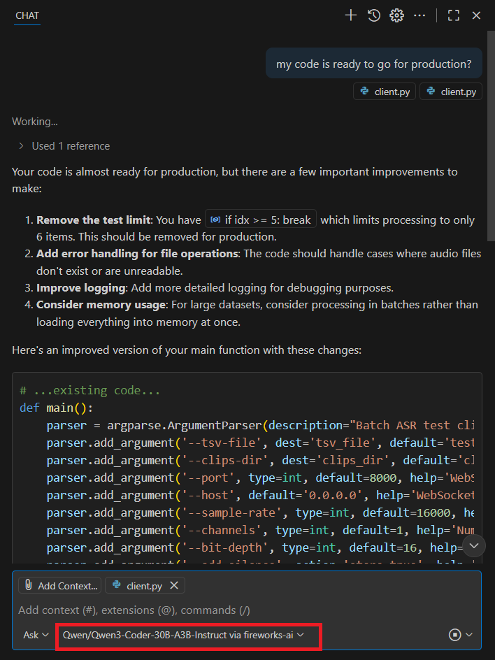 How to run Hugging Face models directly in VS Code with Copilot Chat