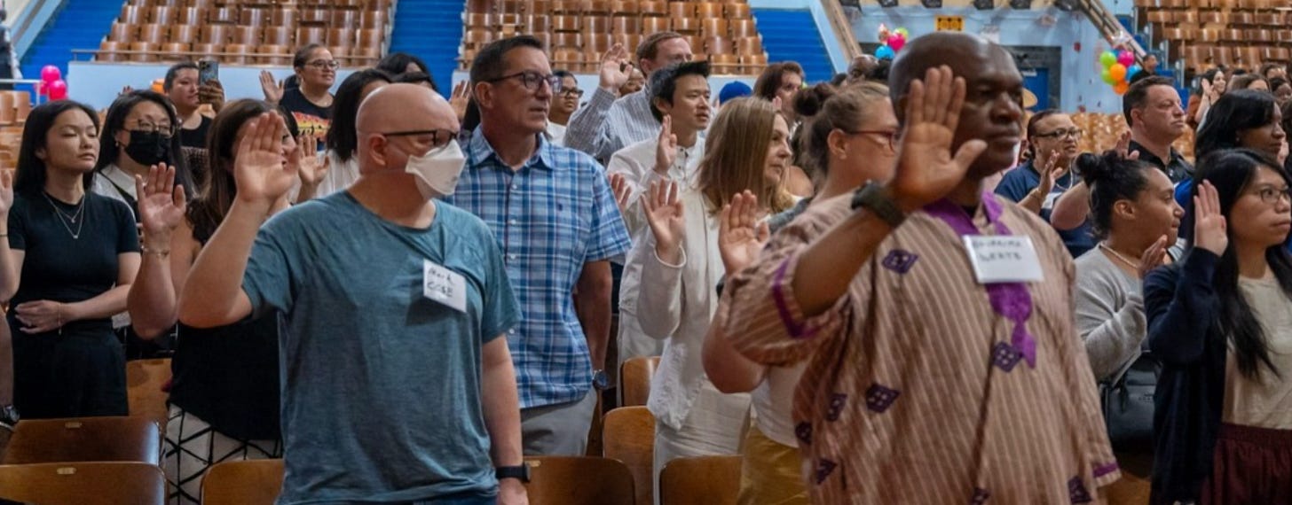 CCEC elected members at the inperson orientation