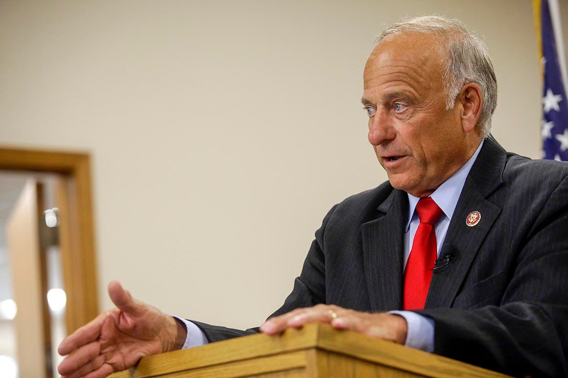 https://static.politico.com/3c/f8/4fe8f1864918b084ecd7215325a9/190814-steve-king-gty-773.jpg https://static.politico.com/3c/f8/4fe8f1864918b084ecd7215325a9/190814-steve-king-gty-773.jpg