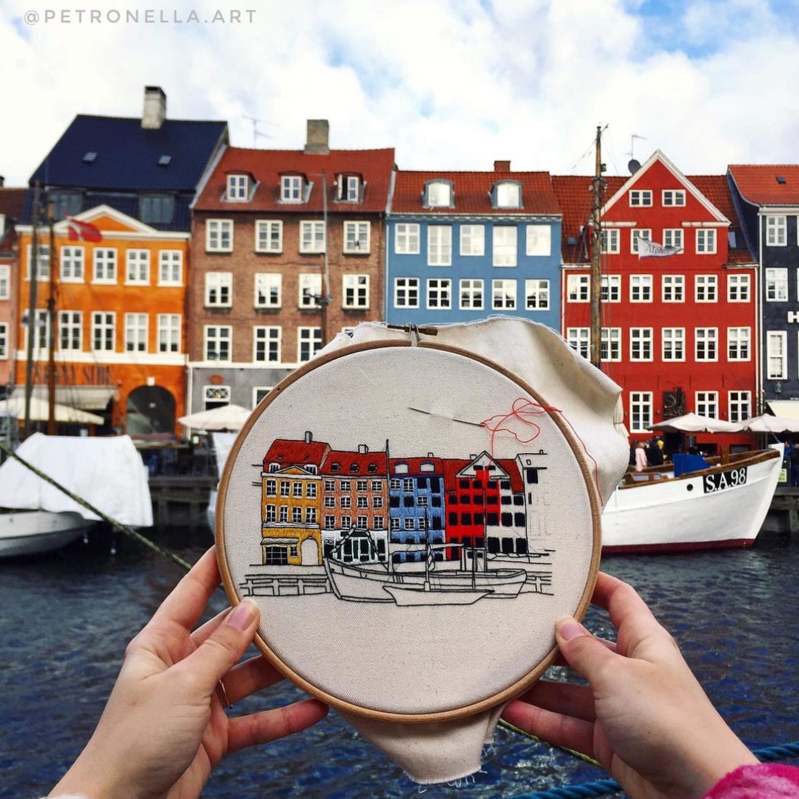 Embroidery Wanderlust by Elin Petronella