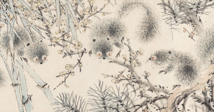 Three Friends, Xugu (Zhu Huairen) (Chinese, 1823–1896), 1894. The Metropolitan Museum of Art, New York.