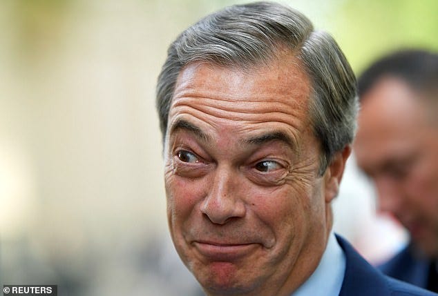 HENRY DEEDES sees Farage readying his troops for a general election | Daily  Mail Online