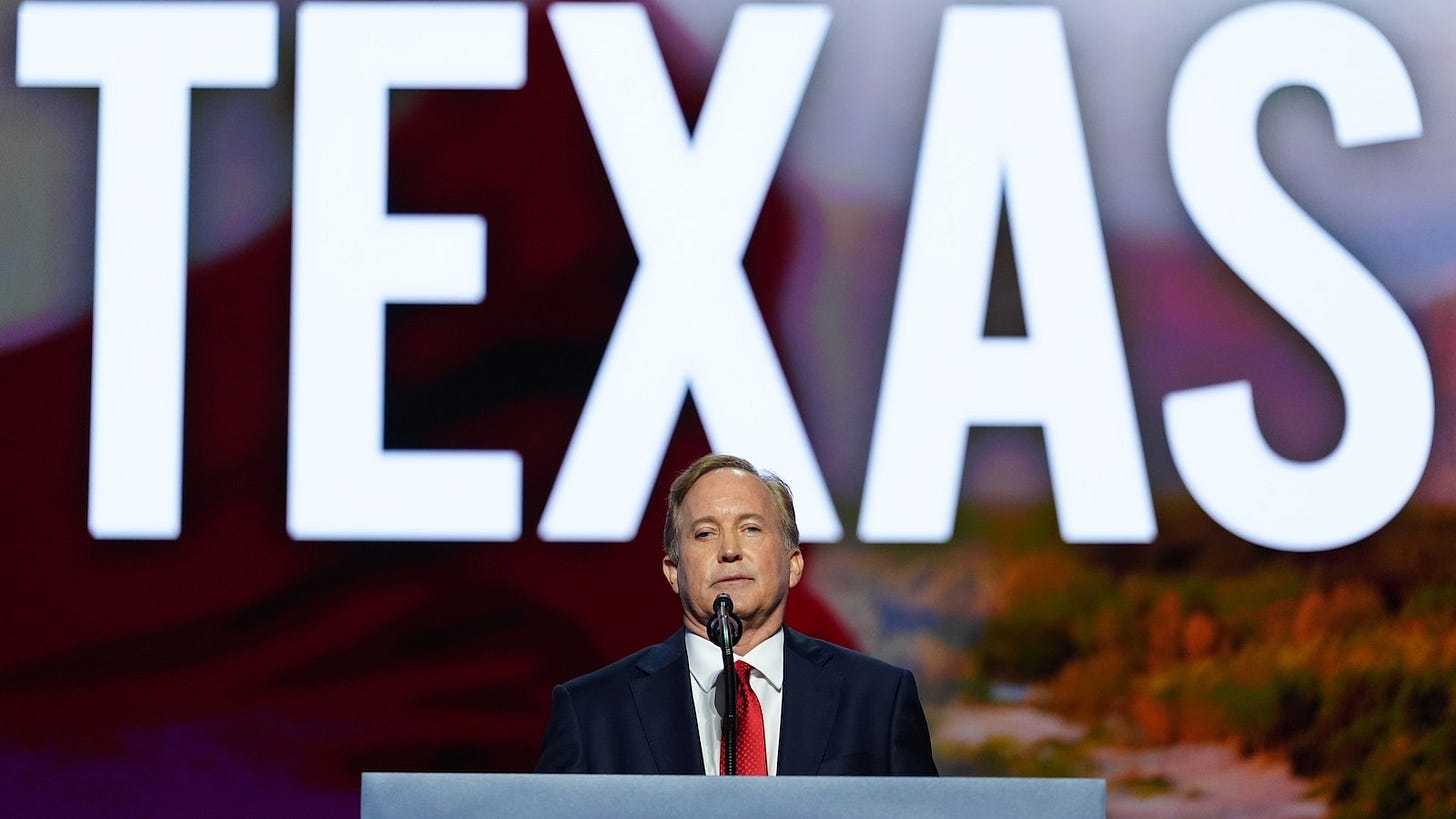 Republican Senate candidate Ken Paxton speaks at the Texas Republican convention in Dallas Republican Senate candidate Ken Paxton speaks at the Texas Republican convention in Dallas