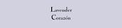 Lavender Corazón