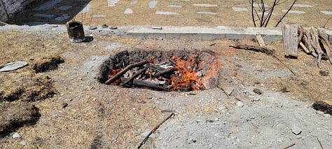 Manang Artist Residency Pit Kiln