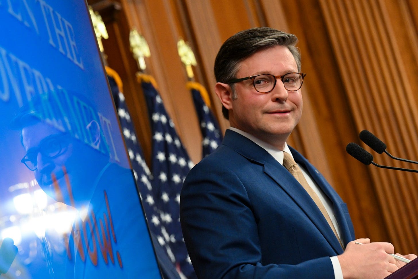 Mike Johnson Keeps Saying He Doesn't Know About Trump News