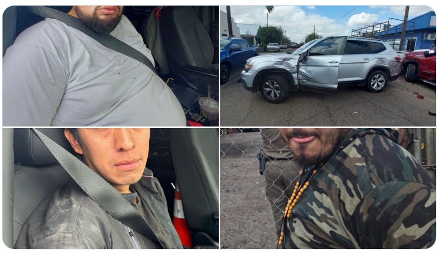 A Cartel Human Smuggler and two illegal aliens were arrested after leading officers on a high-speed chase and wrecking out in Laredo on Christmas Day. 