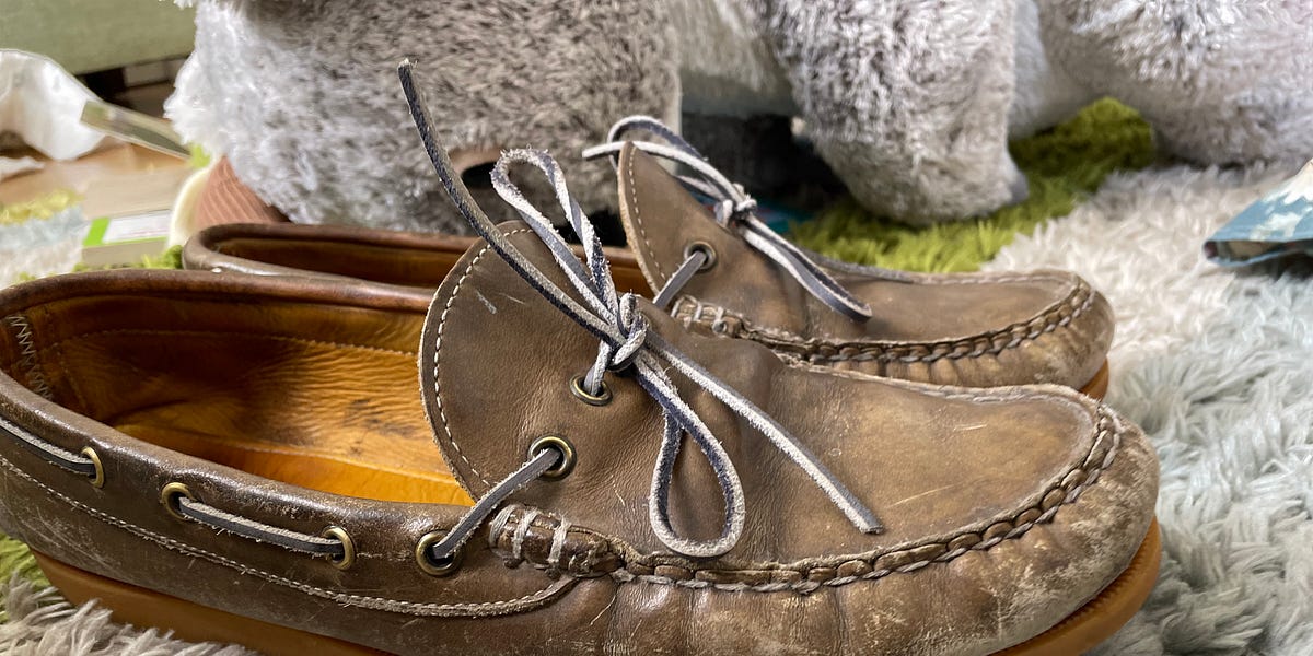 そ*う様 Quoddy Trail Moccasin CANOE SHOE Quoddy Canoe Shoe - Cinnamon Driftwood - Camp Sole - Men's