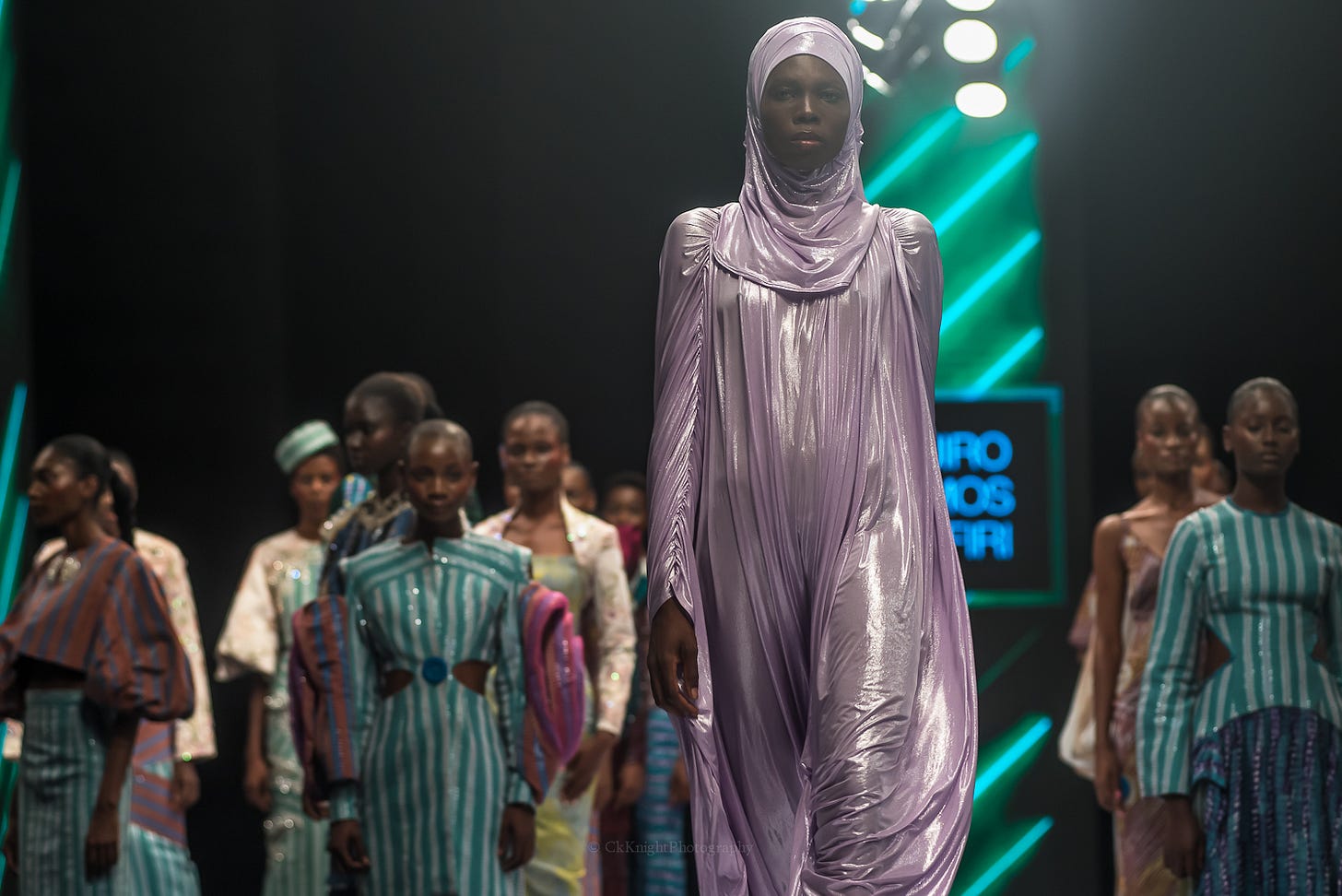 Designer Ejiro Amos Tafiri, during Lagos Fashion week 2021 at The Federal Palace Hotel, Victoria-Island, Photography by CkKnightPhoto