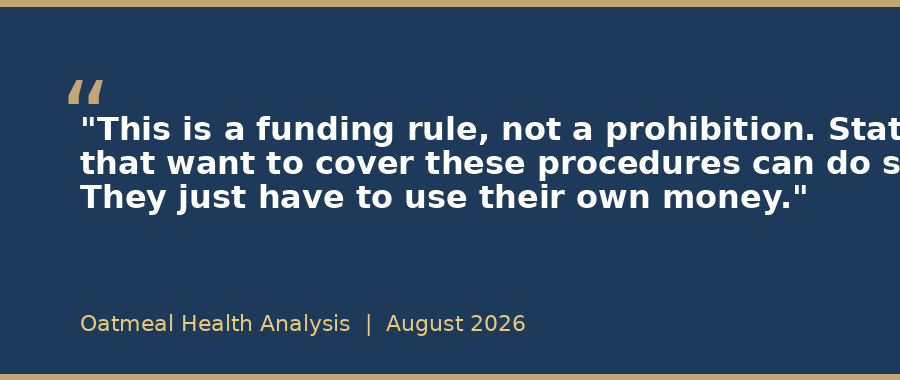 This is a funding rule, not a prohibition. This is a funding rule, not a prohibition.