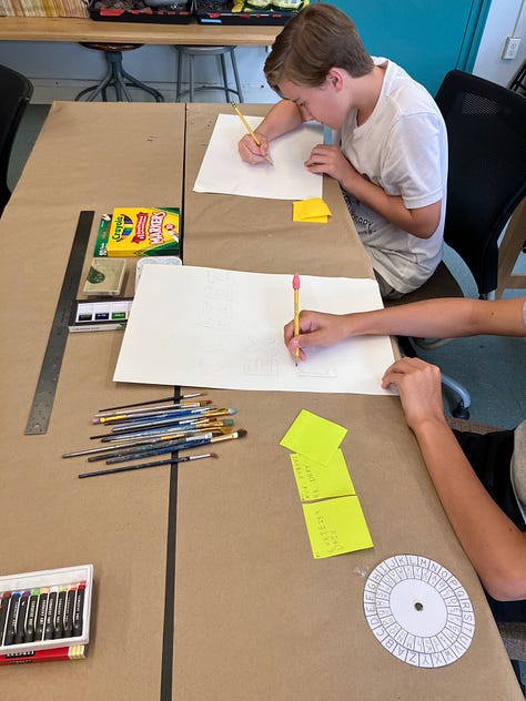 Tangent in art!