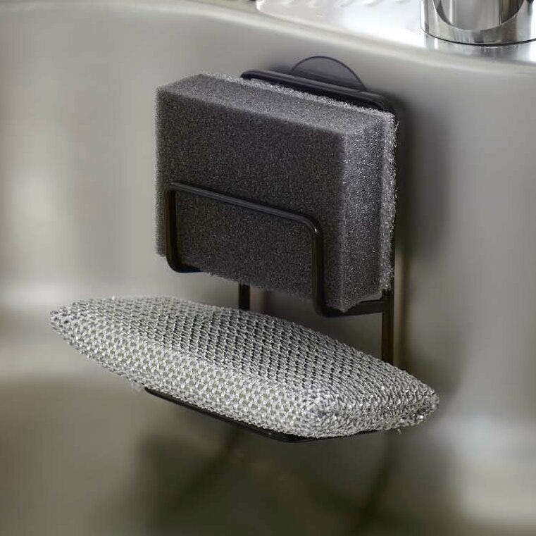 Yamazaki USA Yamazaki Home Sponge Holder, Steel, Holds 1.1 lbs & Reviews |  Wayfair