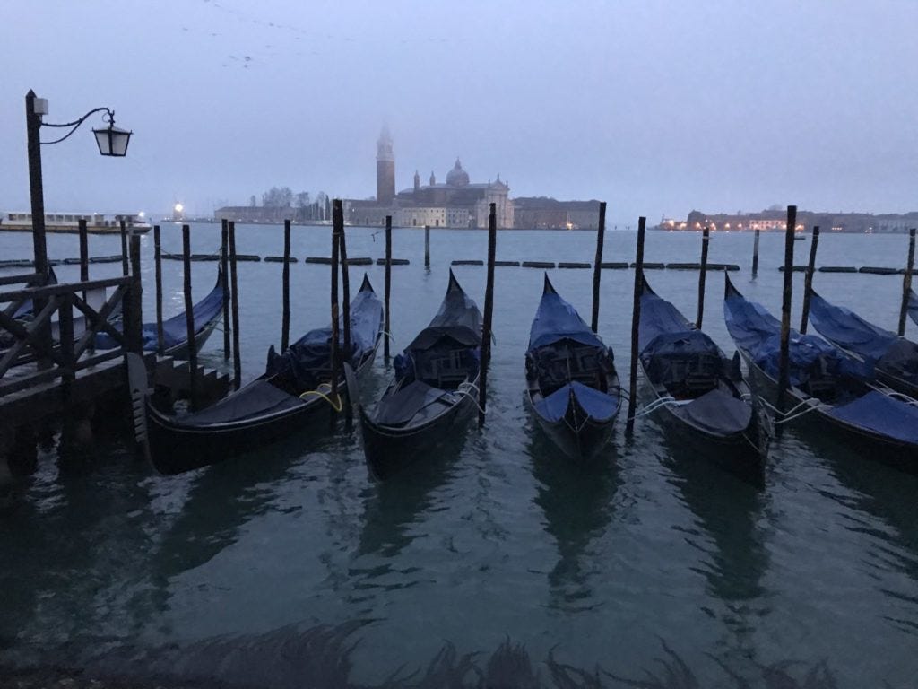 Venedig, Wasser, Winter, Kanal, Italien Venedig, Wasser, Winter, Kanal, Italien