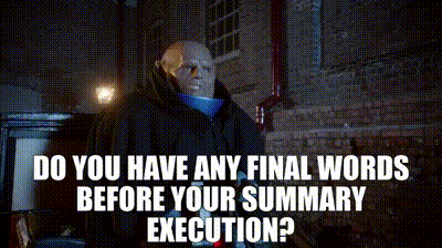 YARN | Do you have any final words before your summary execution? | Doctor Who (2005) - S07E11 Journey to the Centre of the TARDIS | Video gifs by quotes | 0ae31bab | 紗 YARN | Do you have any final words before your summary execution? | Doctor Who (2005) - S07E11 Journey to the Centre of the TARDIS | Video gifs by quotes | 0ae31bab | 紗