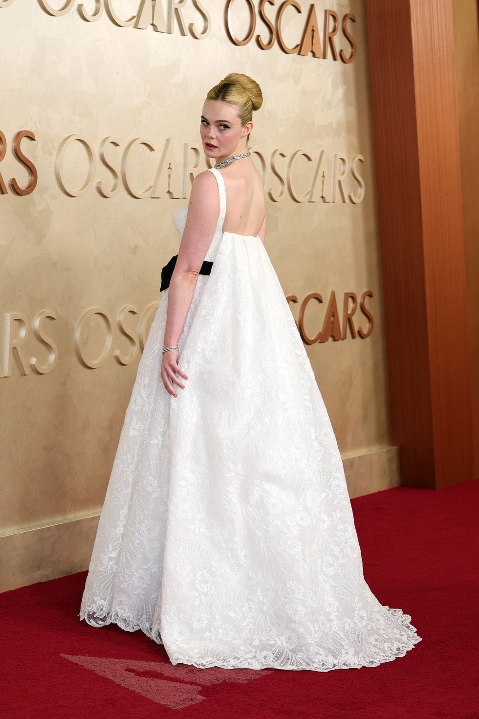 Elle Fanning Wears Sarah Burton's First Design for Givenchy at the 2025  Oscars