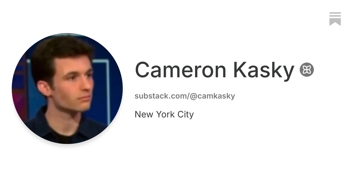 Cameron Kasky | Substack