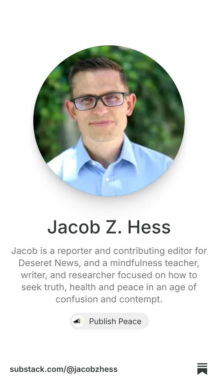 Jacob Z. Hess | Substack
