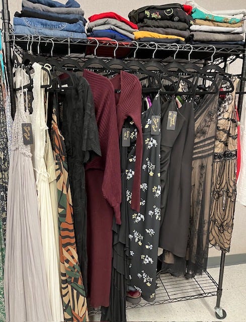 A closet for high school students
