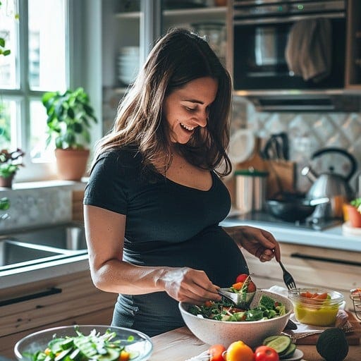 Free Pregnant Woman Cooking Image | Download at StockCake