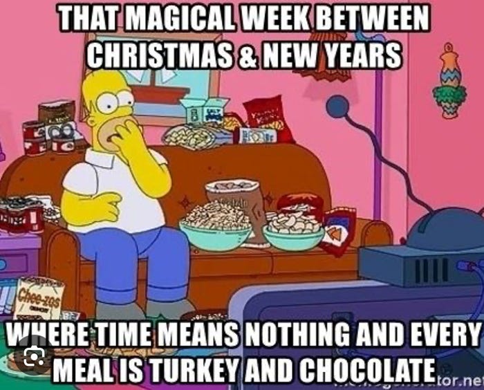 That week between Christmas and New Year's