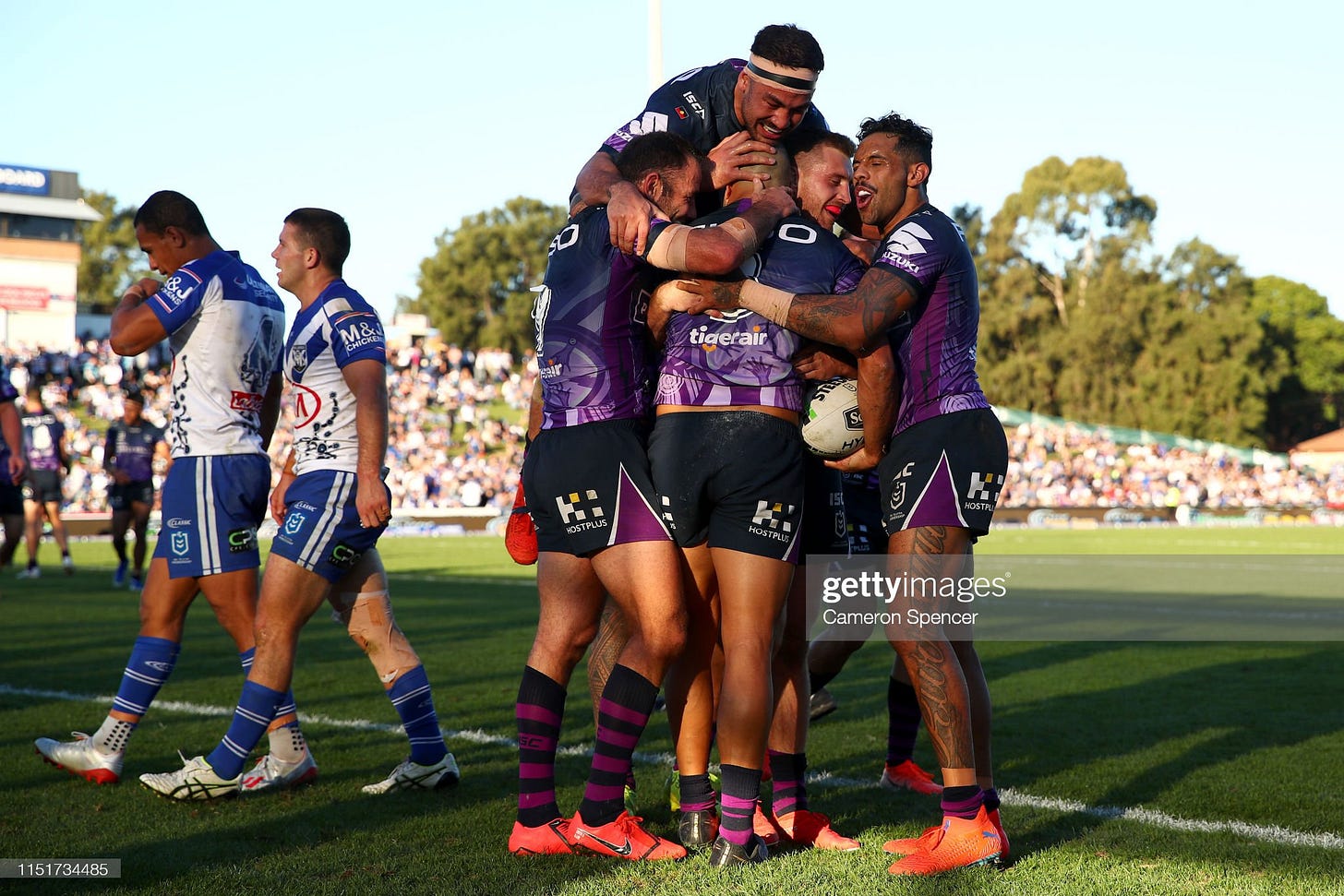 NRL Rd 11 - Bulldogs v Storm