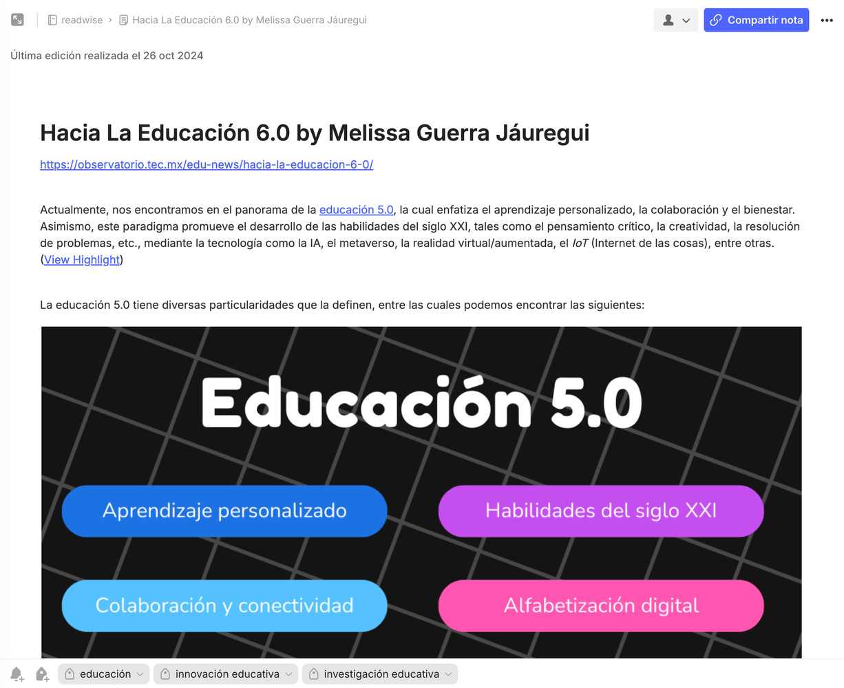 Contenido del artículo