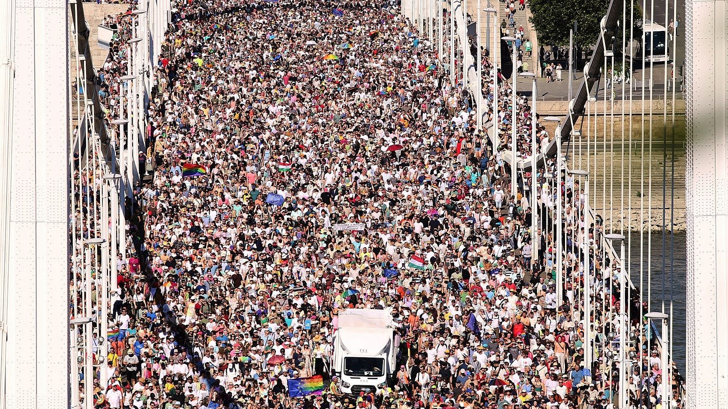 Budapest Pride: Unprecedented crowd defies Hungarian government at ...