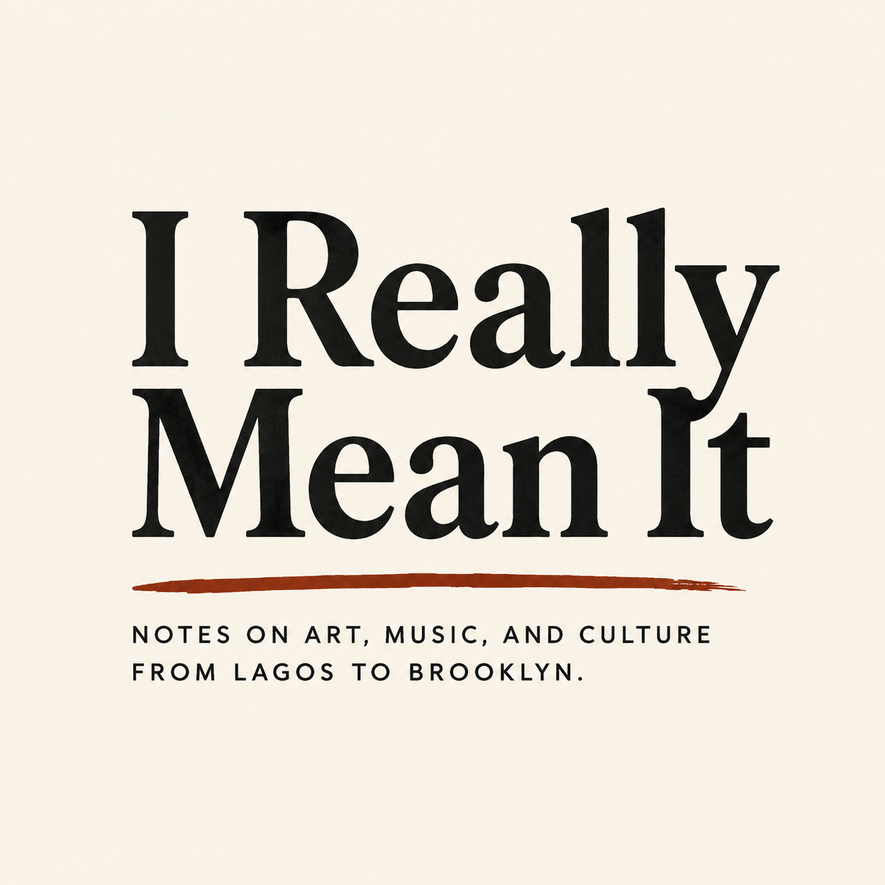 I Really Mean It logo