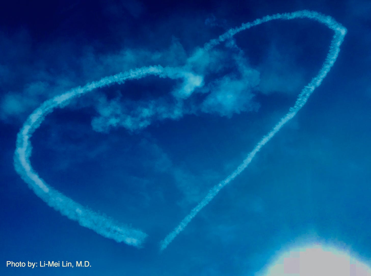 Heart in the sky by Li-Mei Lin, M.D. Heart in the sky by Li-Mei Lin, M.D.