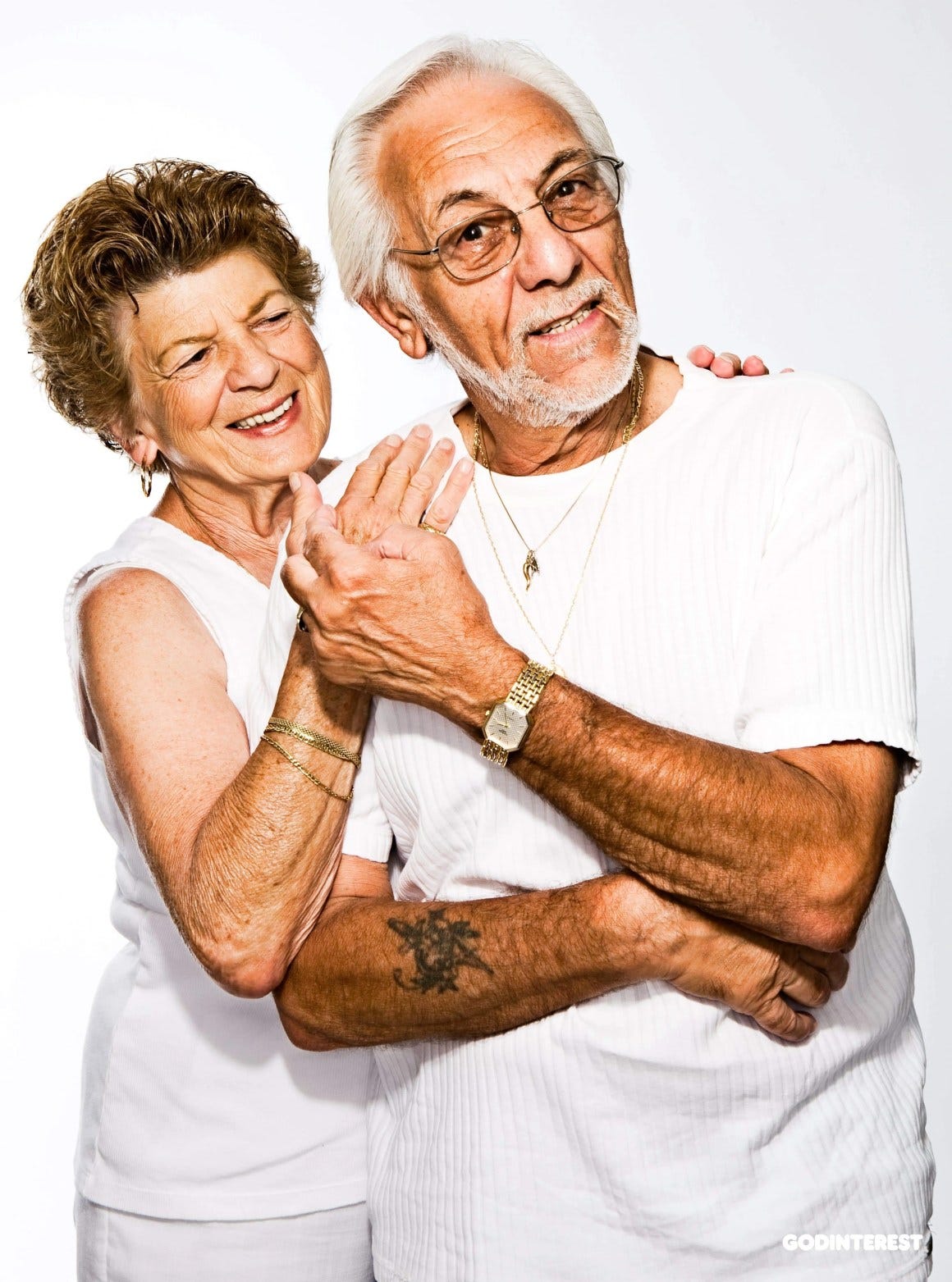 Man and his wife