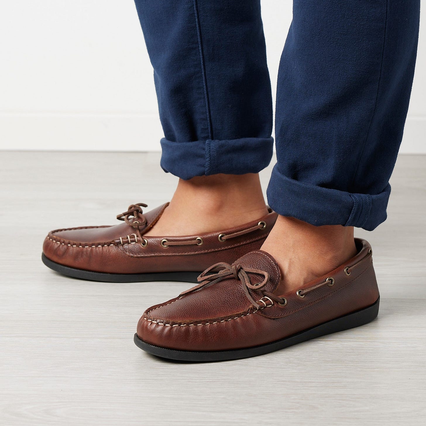 In Stock Men's Canoe Shoe: Brown Pebble – Quoddy.com