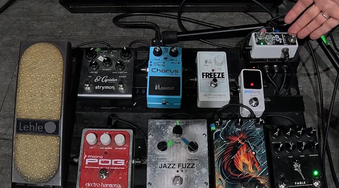 PUP Cinema Project: Steve's Touring Pedalboard