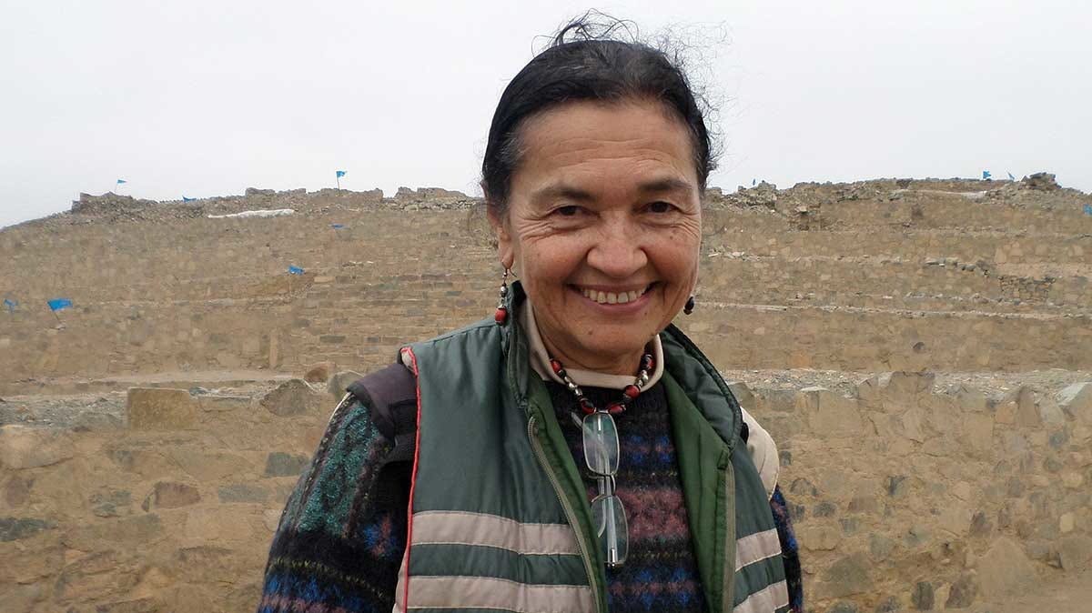 archaeologist ruth shady in caral archaeologist ruth shady in caral