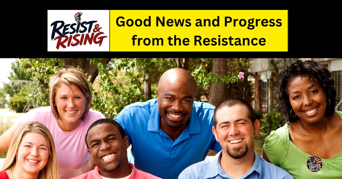 Resist & Rising: Good News for September 20, 2026. Resist & Rising: Good News for September 20, 2026.