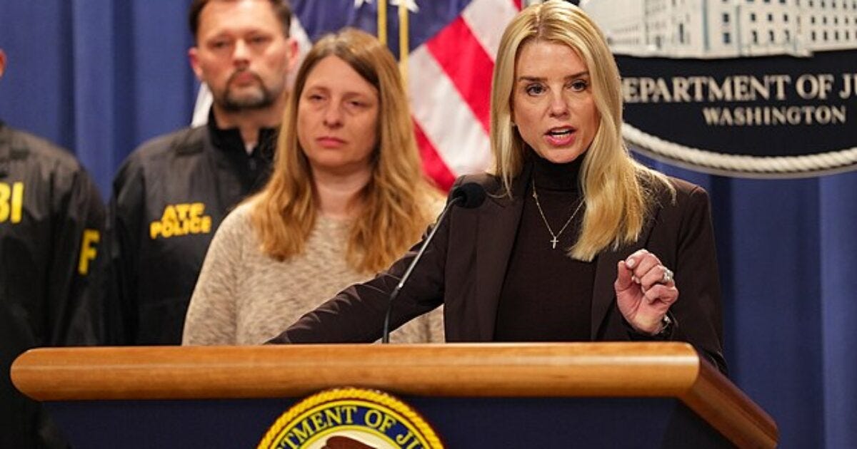 Attorney General Pam Bondi Deploys DOJ Agents to ICE Facilities, Orders ...