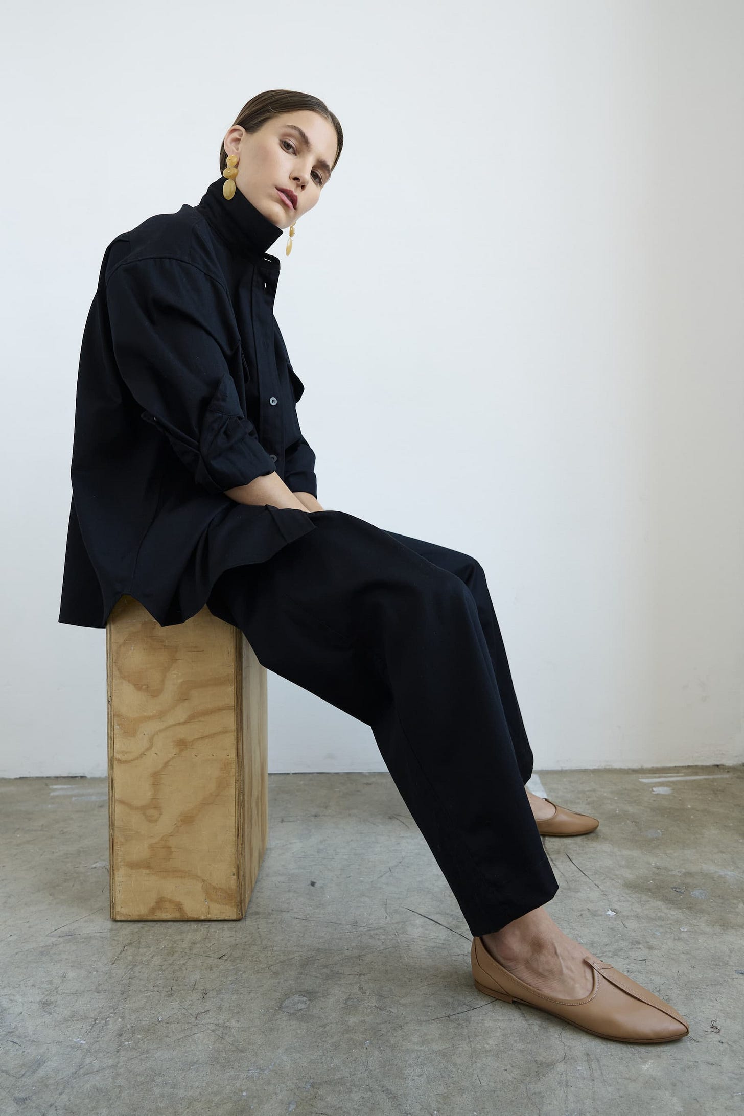 The Jutti Slipper in Bare