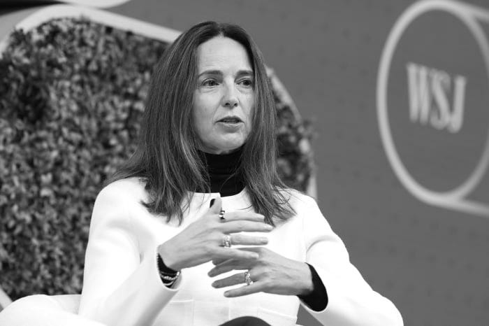 Sarah Friar, CFO at OpenAI, speaking at the WSJ Tech Live event.