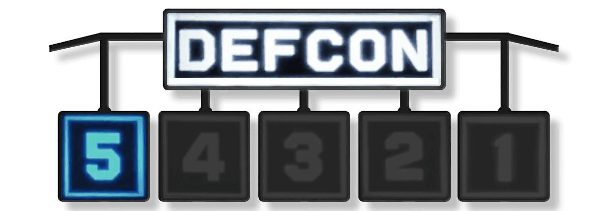 DEFCON 5 sign