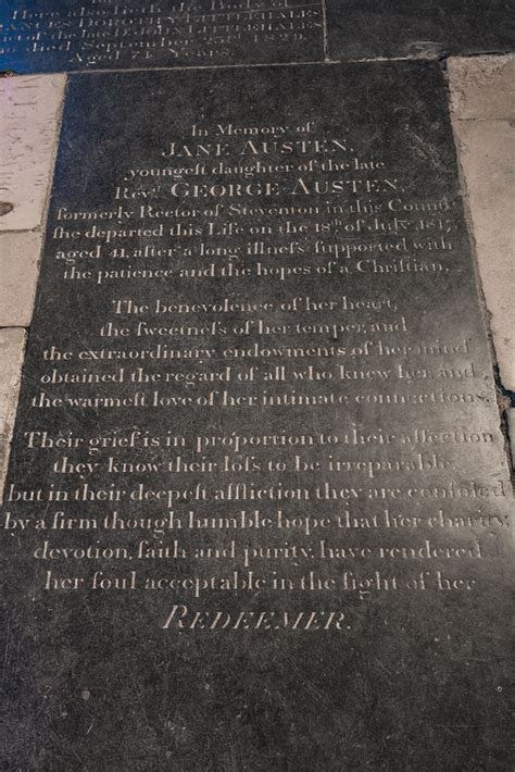 Jane Austen's grave, Winchester Cathedral, Winchester, Ham… | Flickr