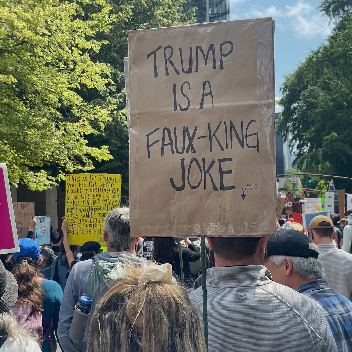 Trump is a Faux King Joke